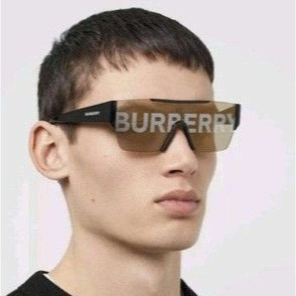 NEW BURBERRY BE4291 3001/69 SUNGLASSES BLACK/SILVER UNISEX EYEWEAR BE4291 300169 - Picture 4 of 9